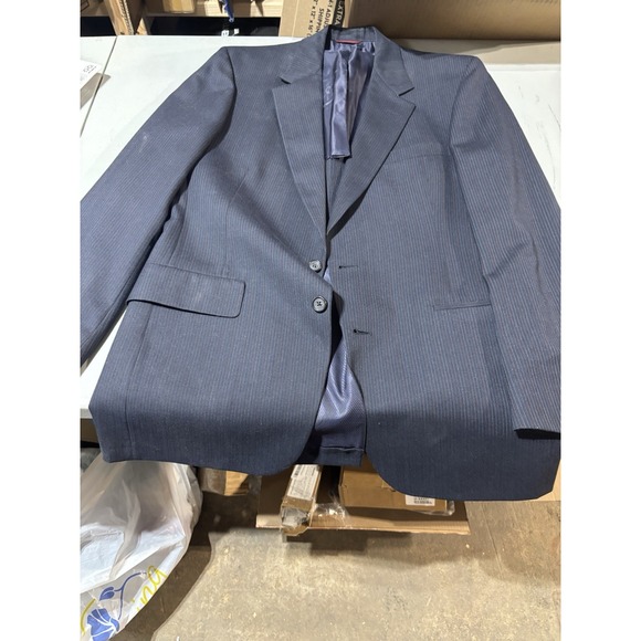 Hart Schaffner Marx Other - Hart Schaffner Marx Men's Navy Blue Striped Blazer‎ 42 W/slacks 32